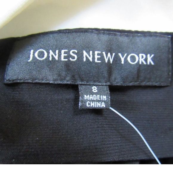 Jones New York Button Shoulder Shirred Sheath Dress 8 - Picture 5 of 7